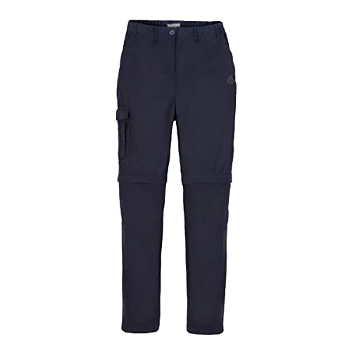 Craghoppers Damen Expert Kiwi Convertible Zip-off-Hose Hiking Pants, Dark Navy, 40 Lang EU von Craghoppers