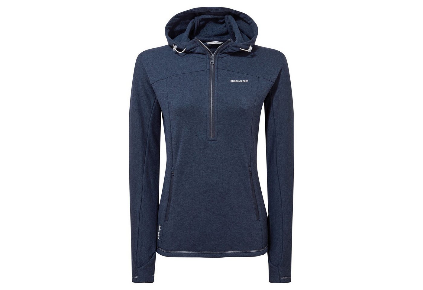 Craghoppers Fleeceshirt Craghoppers - Dynamic Kapuzenpulli - mit RV Taschen Sport Hoody, navy von Craghoppers