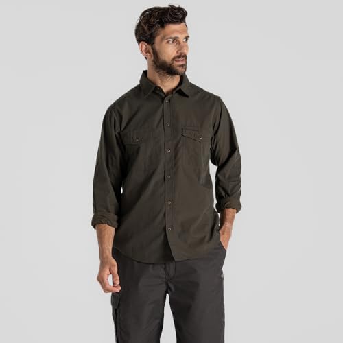 Craghoppers Herren Kiwi Langarmshirt, Woodland Green, XXL Craghoppers Herren Kiwi Langarmshirt, Woodland Green, XXL von Craghoppers