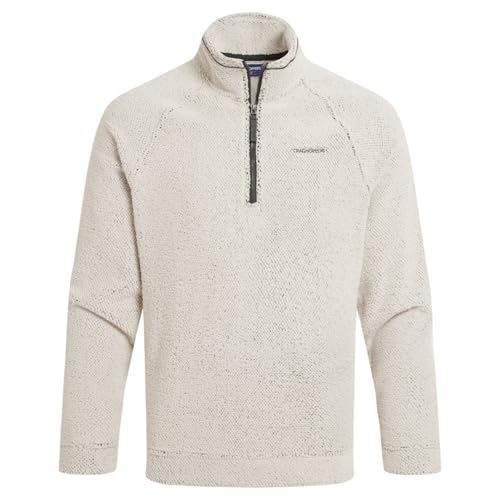 Craghoppers Karlton Herren Fleece-Pullover mit halbem Reißverschluss, perfekt für Outdoor, Wandern, Camping, Weiß Craghoppers Karlton Herren Fleece-Pullover mit halbem Reißverschluss, perfekt für Outdoor, Wandern, Camping, Weiß von Craghoppers