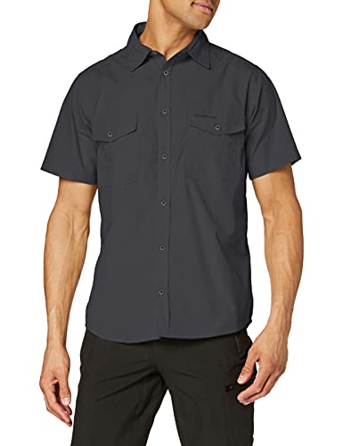 Craghoppers Herren Kiwi-Kurzarmhemd Wander-Shirt, Dark Grey, L EU Craghoppers Herren Kiwi-Kurzarmhemd Wander-Shirt, Dark Grey, L EU von Craghoppers