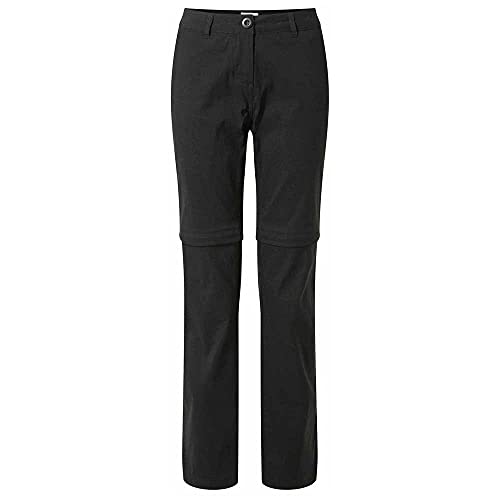 Craghoppers Kiwi Pro Stretch Zip Off Hose Damen Black EU 46 (Long) Craghoppers Kiwi Pro Stretch Zip Off Hose Damen Black EU 46 (Long) von Craghoppers