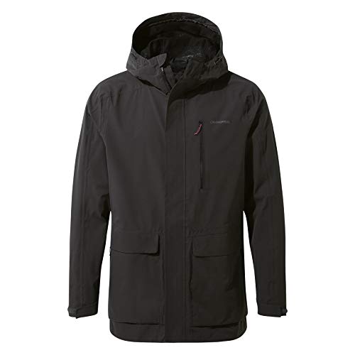 Craghoppers Herren Lorton Jacken Wasserdichte Shell, Black Pepper, L EU Craghoppers Herren Lorton Jacken Wasserdichte Shell, Black Pepper, L EU von Craghoppers