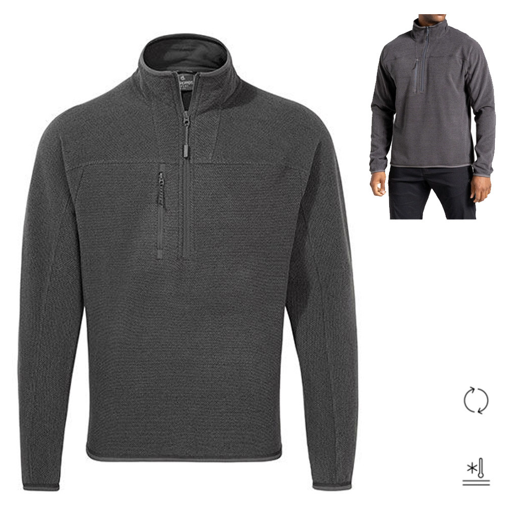 Craghoppers - Microfaser Herren Sweatshirt Expert Active Fleece, grau von Craghoppers