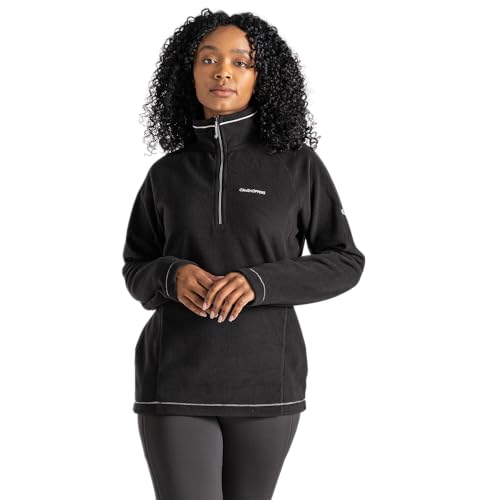 Craghoppers Damen Miska Half Sleeve Fleece Pullover, Schwarz, 38 EU Craghoppers Damen Miska Half Sleeve Fleece Pullover, Schwarz, 38 EU von Craghoppers