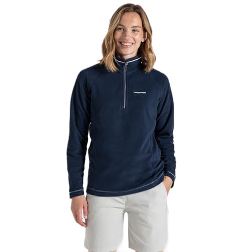 Craghoppers Damen Miska Half Sleeve Fleece Pullover, Blue Navy, 50 EU Craghoppers Damen Miska Half Sleeve Fleece Pullover, Blue Navy, 50 EU von Craghoppers