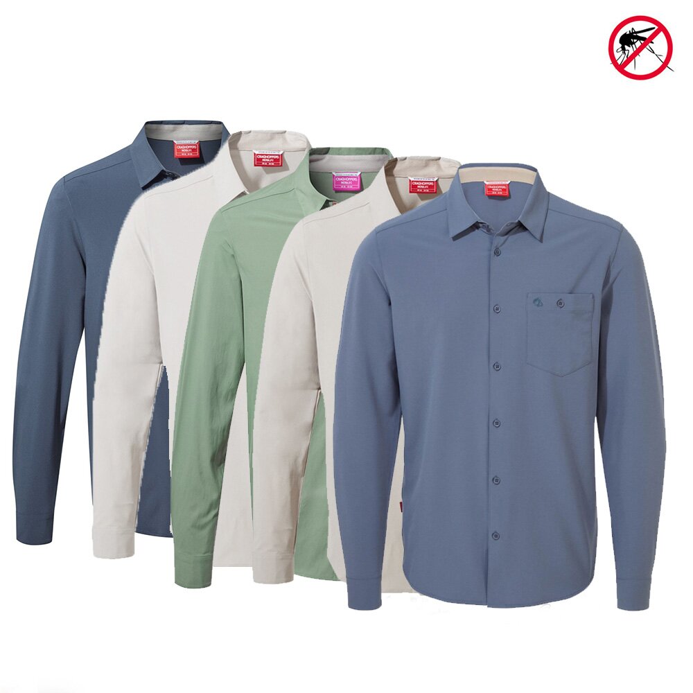 Craghoppers - NosiLife Stretch Funktionshemd mit langem Ärmel - NL Hedley LSShirt - Herren von Craghoppers