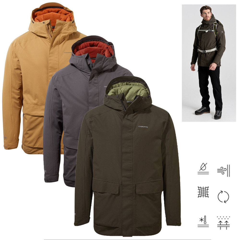 Craghoppers - wasserdichte gefüttertete Stretch Outdoorjacke - Lorton Thermic - Herren von Craghoppers