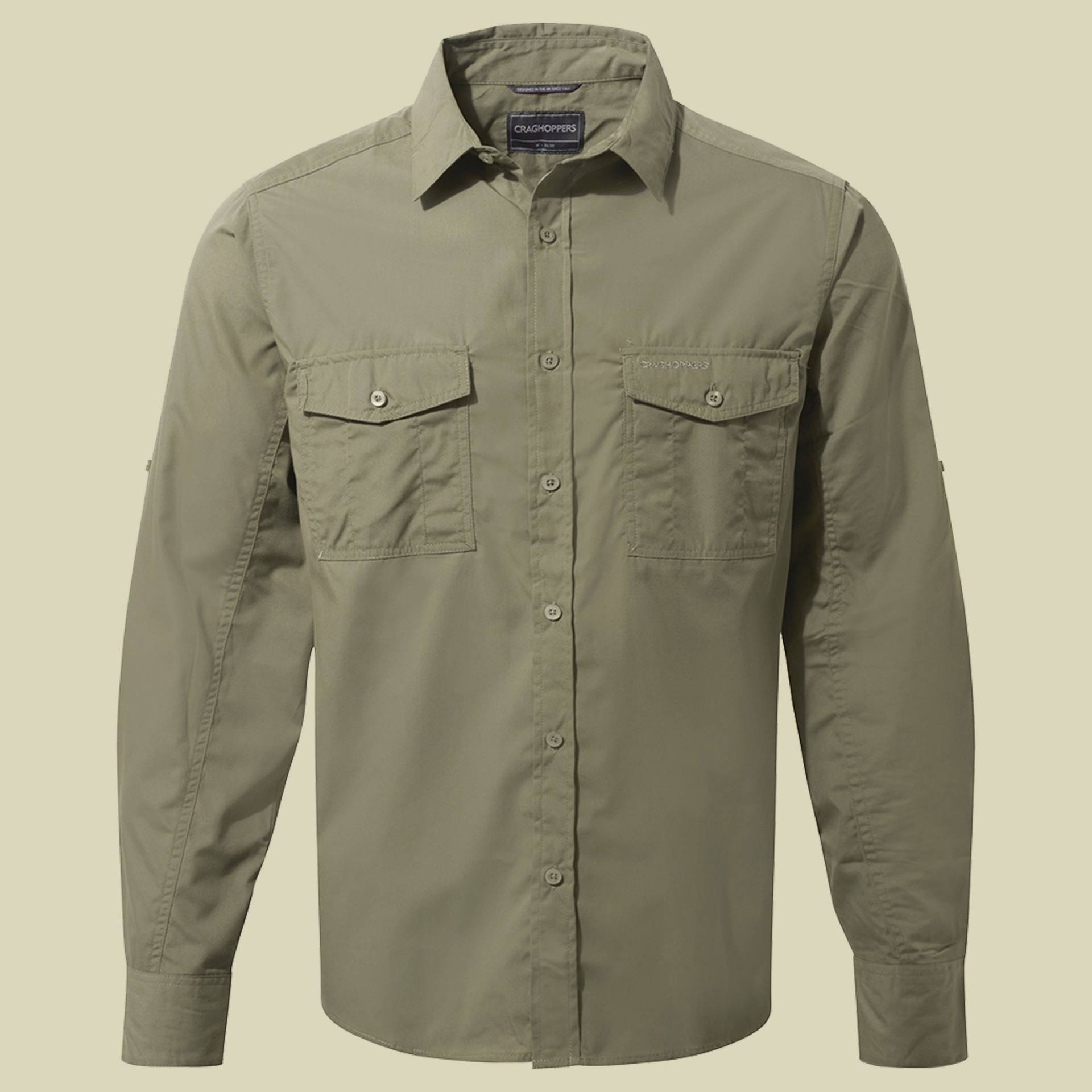 Kiwi Long Sleeved Shirt Men beige XL - pebble Kiwi Long Sleeved Shirt Men beige XL - pebble von Craghoppers