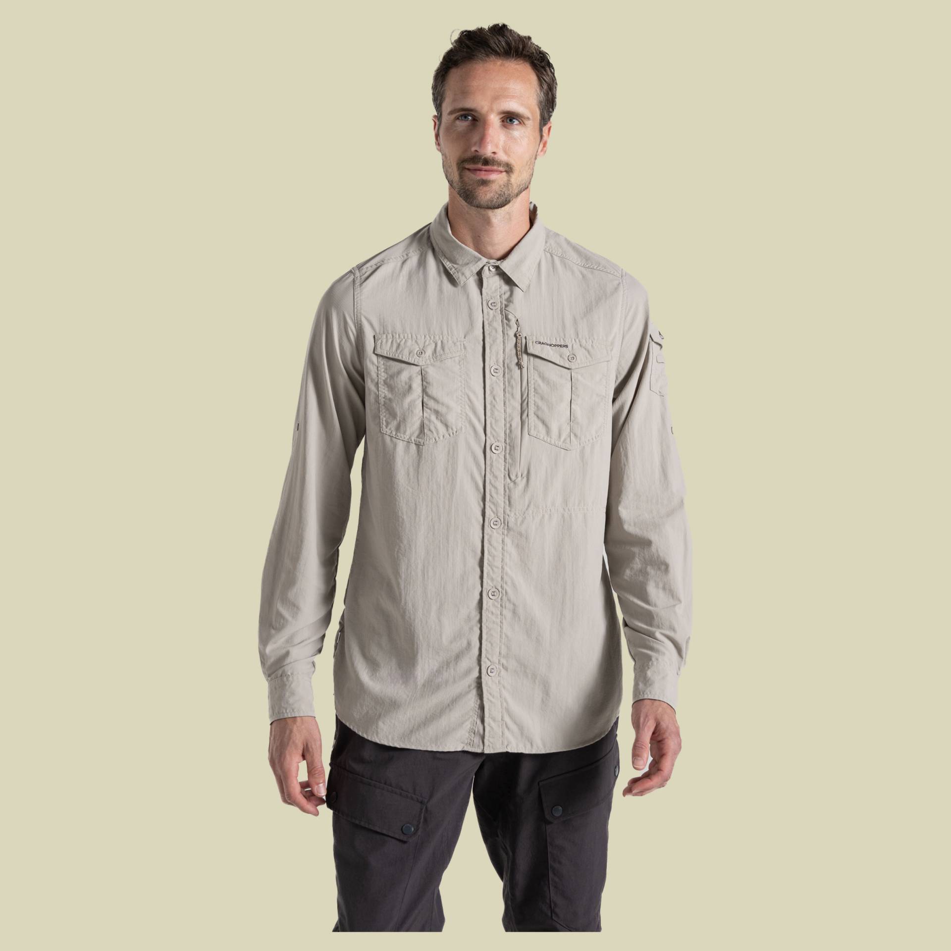 NosiLife Adventure Long Sleeved Shirt III Men L beige - parchment NosiLife Adventure Long Sleeved Shirt III Men L beige - parchment von Craghoppers