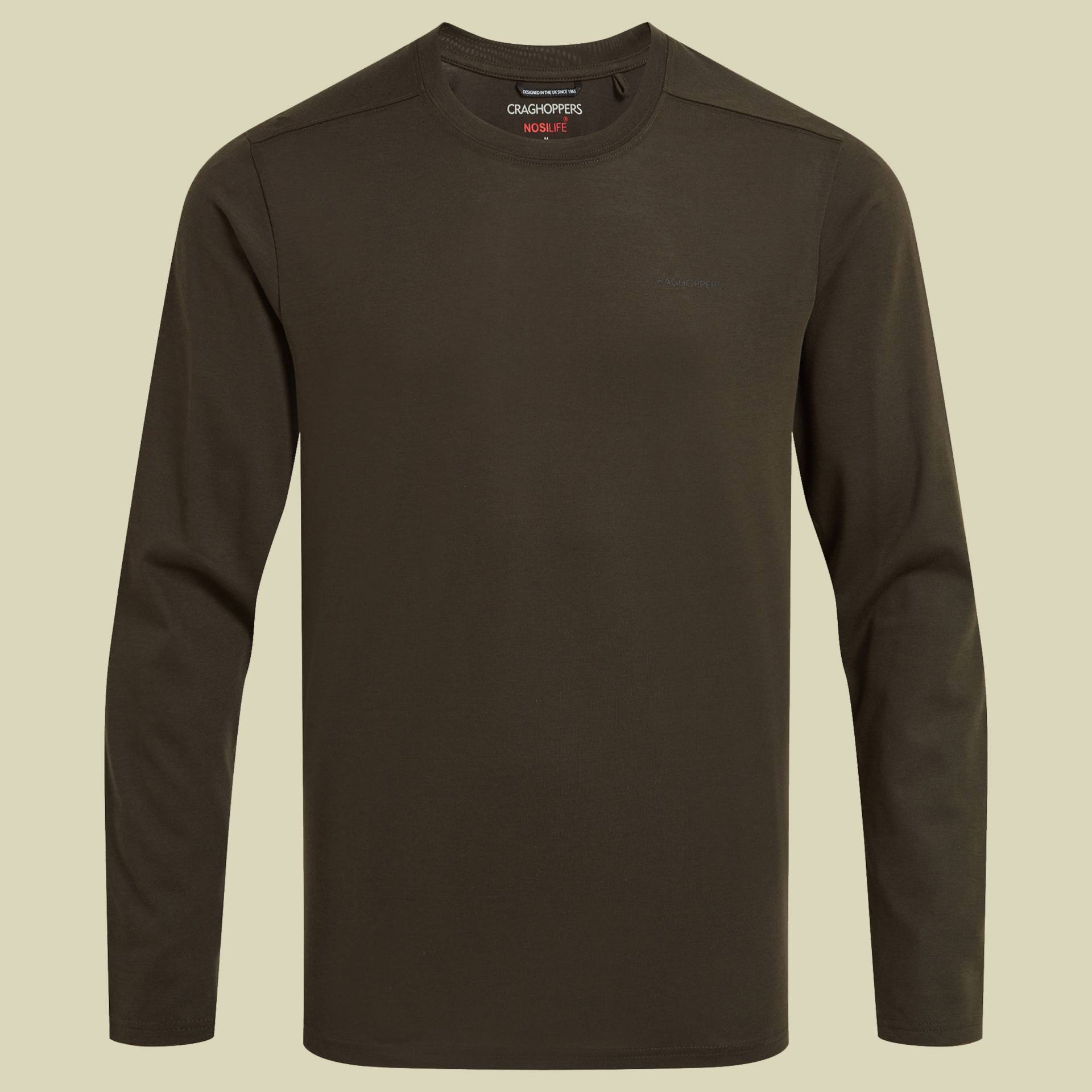 Nosilife Abel Long Sleeved T-Shirt Men L grün - woodland green von Craghoppers