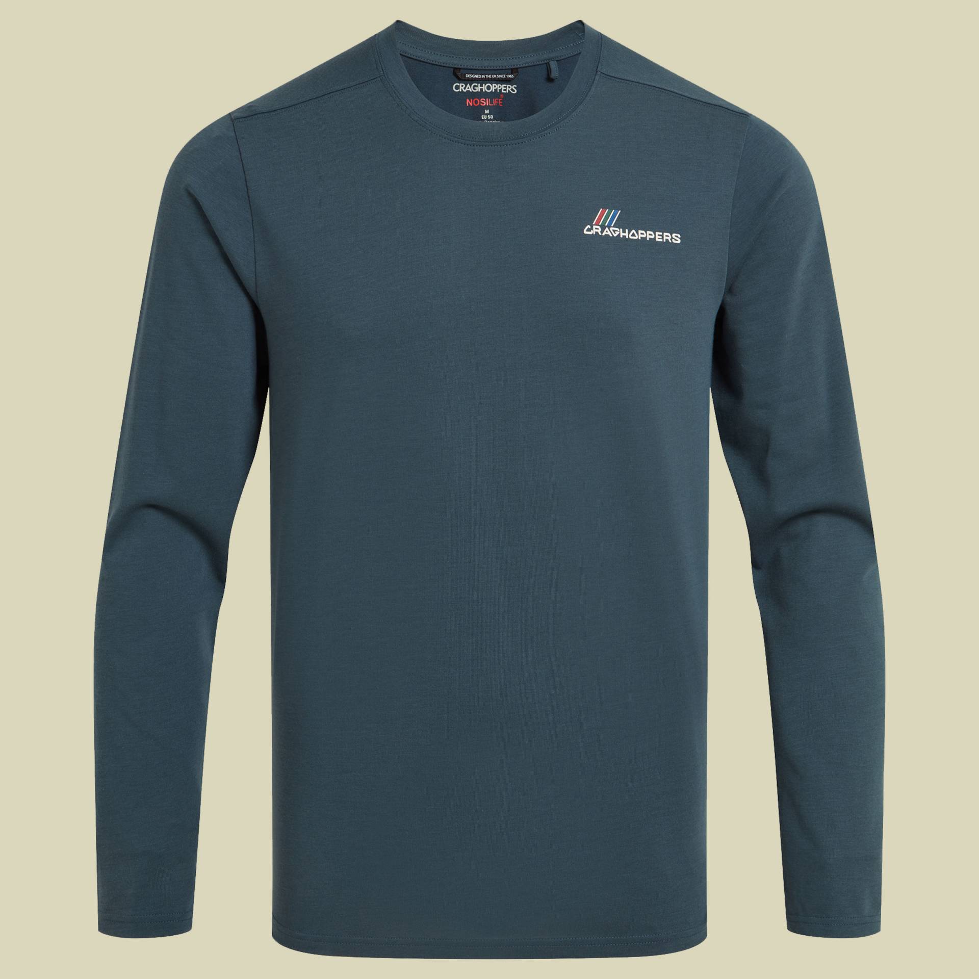 Nosilife Abel Long Sleeved T-Shirt Men S blau - blue stone Nosilife Abel Long Sleeved T-Shirt Men S blau - blue stone von Craghoppers