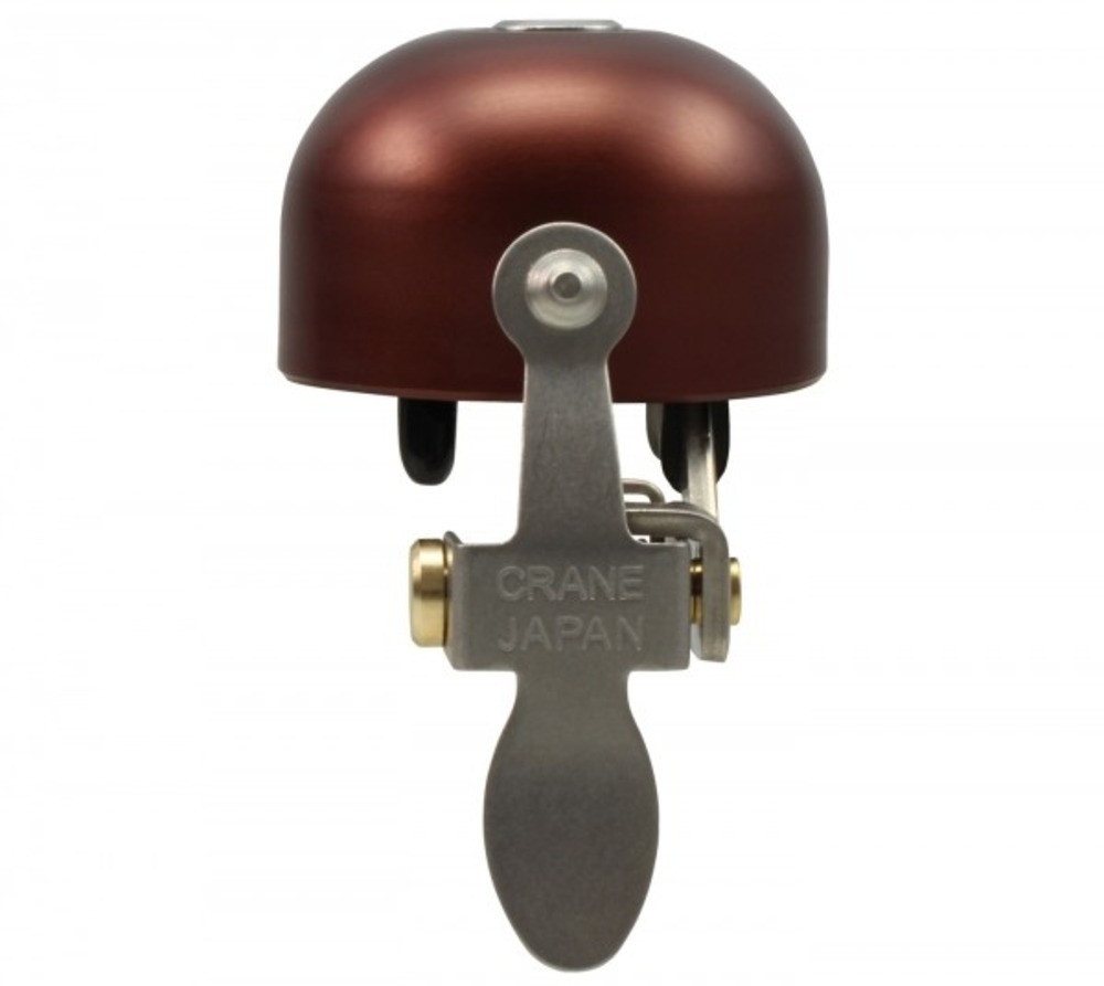 Crane Bell Co Fahrradklingel E-NE Brown, Ø Klemmung: 22.2mm bis 31.8mm von Crane Bell Co