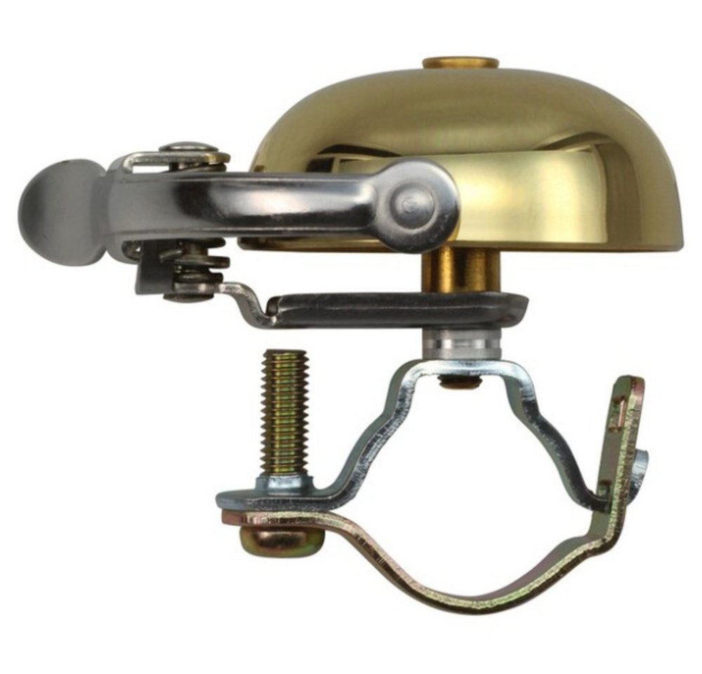 Crane Bell Co Fahrradklingel Mini Suzu Bell Gold, Steel Band Mount Crane Bell Co Fahrradklingel Mini Suzu Bell Gold, Steel Band Mount von Crane Bell Co