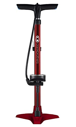 CRANKBROTHERS Gem Bodenpumpe mit geprägtem Boden, Rot, Einheitsgröße CRANKBROTHERS Gem Bodenpumpe mit geprägtem Boden, Rot, Einheitsgröße von Crankbrothers