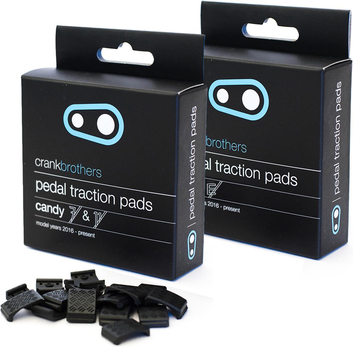 Crankbrothers, Schuhplatten, Candy 7 & 11 Traction Pads, Schwarz von Crankbrothers