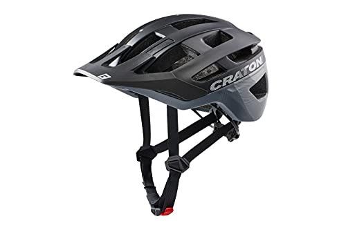 Cratoni Helmets AllRace Fahrradhelm, Schwarz-Grau, S-M 52-57 von Cratoni