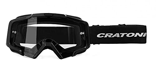 Cratoni Helmets C-Dirttrack Mountainbike Brille Fahrradbrille Sportbrille (schwarz) Einheitsgröße von Cratoni Helmets