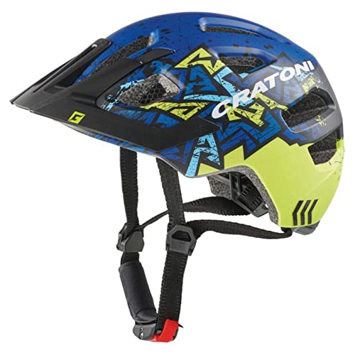 Cratoni Helmets Unisex – Erwachsene Maxster Pro Fahrradhelm, wildes blau, S/M (51-56 cm) von Cratoni