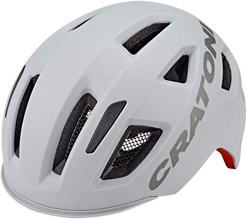 Cratoni Unisex – Erwachsene C-Pure (City) Fahrradhelm, Grau, Einheitsgröße von Cratoni