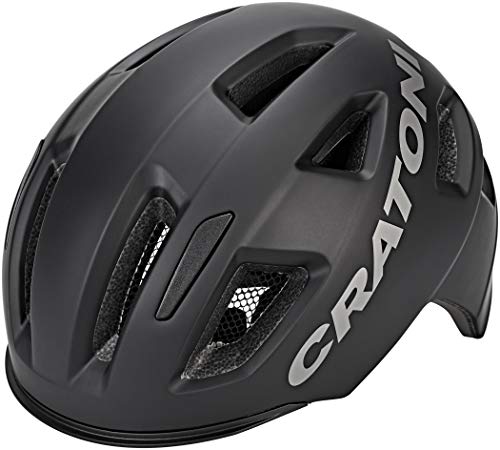 Cratoni Unisex – Erwachsene C-pure (City) Fahrradhelm, Schwarz, Einheitsgröße von Cratoni