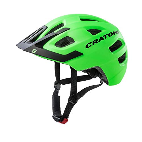 Cratoni Kinder Maxster Pro Fahrradhelm, grün, S-M von Cratoni