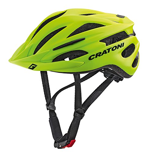 Cratoni Pacer+ Fahrradhelm, Lime Matt, L-XL von Cratoni