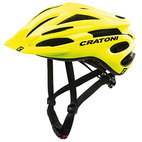 Cratoni Casque Pacer Vtt Jaune Néon Mat Taille L/XL 58-62 Helm, gelb, (58-62 cm) von Cratoni