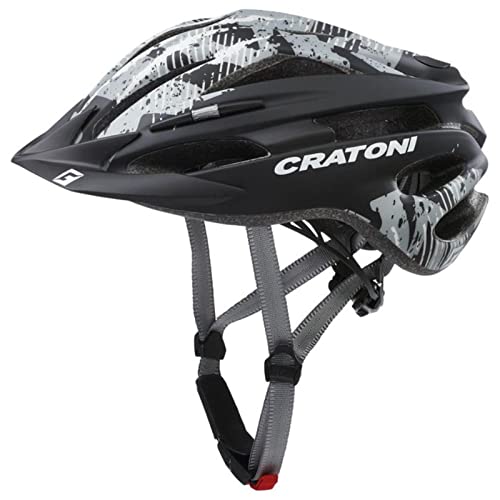 Cratoni Unisex – Erwachsene Pacer Fahrradhelm, Schwarz/Anthrazit Matt, S - M (54-58 cm) von Cratoni