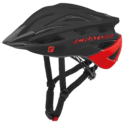 Cratoni Unisex – Erwachsene Agravic Helme, Schwarz/Rot Matt, M Cratoni Unisex – Erwachsene Agravic Helme, Schwarz/Rot Matt, M von Cratoni