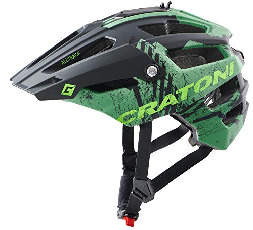 Cratoni Unisex – Erwachsene AllTrack Fahrradhelm, grün, S/M (54-58 cm) von Cratoni