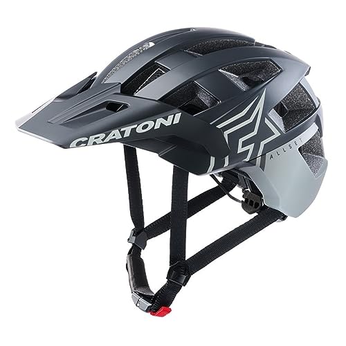 Cratoni Unisex – Erwachsene Allset Pro Helme, Schwarz/Grau Matt, L von Cratoni