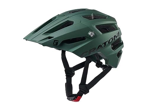 Cratoni Unisex – Erwachsene Alltrack Helme, Grün Metallic Matt, M von Cratoni