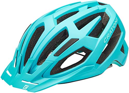 Cratoni Unisex – Erwachsene C-Flash (MTB) Fahrradhelm, Türkis, Einheitsgröße von Cratoni