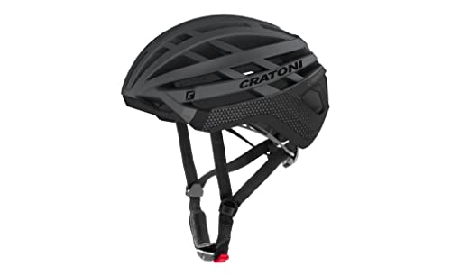 Cratoni Unisex – Erwachsene C-Vento Helmet, Anthrazit Glänzend/Matt, L von Cratoni