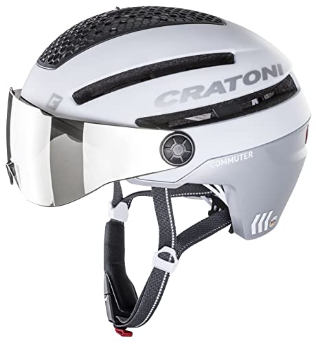 Cratoni Unisex – Erwachsene Commuter Helm, Weiß Matt, M-L (58-61 cm) Cratoni Unisex – Erwachsene Commuter Helm, Weiß Matt, M-L (58-61 cm) von Cratoni