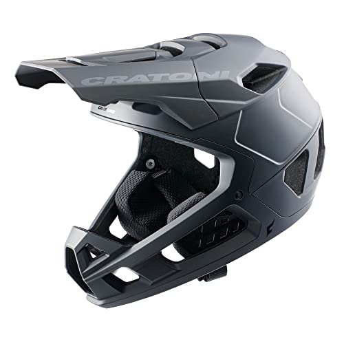 Cratoni Unisex – Erwachsene Interceptor Helmet, Schwarz Matt, L Cratoni Unisex – Erwachsene Interceptor Helmet, Schwarz Matt, L von Cratoni