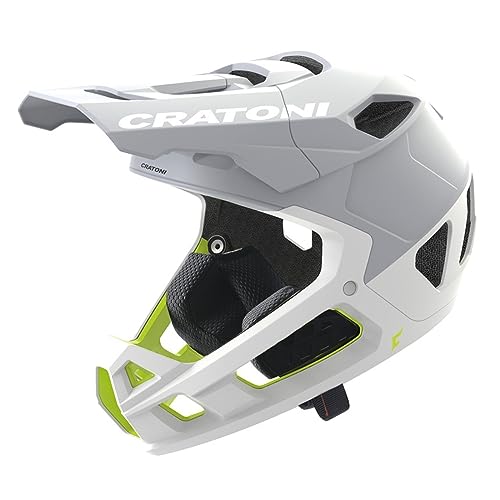 Cratoni Unisex – Erwachsene Interceptor Helmet, Weiß Matt, M von Cratoni
