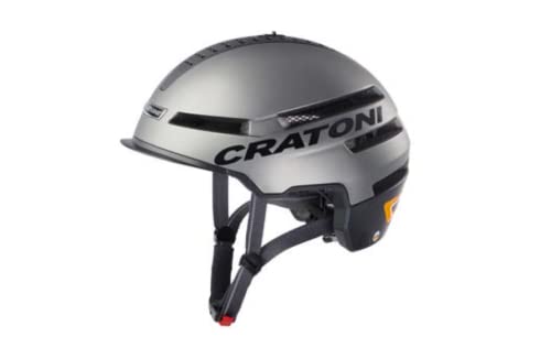 Cratoni Unisex – Erwachsene Smartride Helme, Anthrazit Matt, L von Cratoni