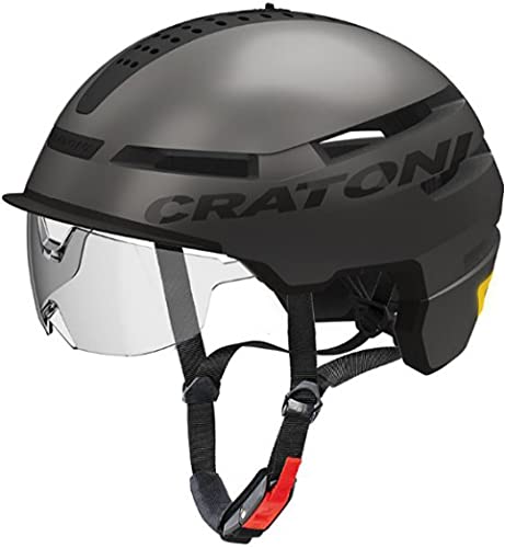 Cratoni Unisex – Erwachsene Smartride Helme, Anthrazit Matt, M von Cratoni