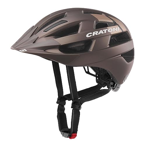 Cratoni Unisex – Erwachsene Velo-X Helme, Braun Metallic Matt, M von Cratoni