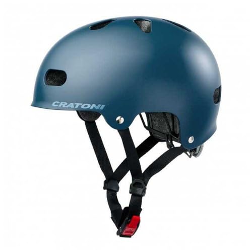 Cratoni Unisex Jugend C-Mate Helmet, Blau Matt, S von Cratoni