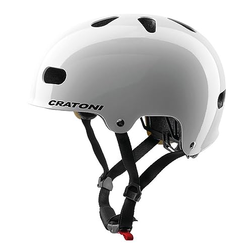 Cratoni Unisex Jugend C-Mate Helmet, Weiß Glänzend, S Cratoni Unisex Jugend C-Mate Helmet, Weiß Glänzend, S von Cratoni