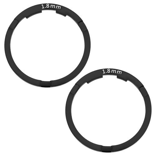 Create idea 2 Stück Fahrrad-Schwungrad-Kassettenabstandshalter 1,8 mm Schwungraddichtung, kompatibel mit Shimano 8, 9, 10, 11 Gänge, Mountainbike, 40,5 x 34,7 mm, Schwarz Create idea 2 Stück Fahrrad-Schwungrad-Kassettenabstandshalter 1,8 mm Schwungraddichtung, kompatibel mit Shimano 8, 9, 10, 11 Gänge, Mountainbike, 40,5 x 34,7 mm, Schwarz von Create idea