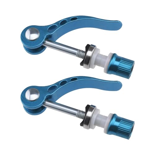 Create idea 2 Stück M6 × 65 mm Fahrrad-Schnellspanner-Sattelstützenklemme Fahrradsitzschraube Rohrverlängerung Kontermutter Sattel für Rennrad Mountainbike Blau Create idea 2 Stück M6 × 65 mm Fahrrad-Schnellspanner-Sattelstützenklemme Fahrradsitzschraube Rohrverlängerung Kontermutter Sattel für Rennrad Mountainbike Blau von Create idea