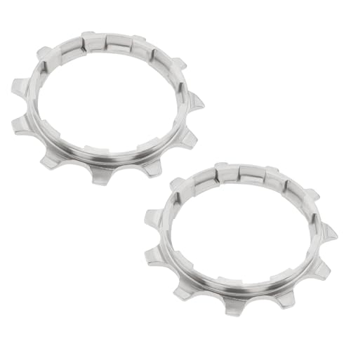Create idea 2PCS 10-Gang 11T Stahl-Fahrradkassette Zahnrad Einzelgeschwindigkeit Freilauf Kompatibel mit Shimano HG-Serie für Mountainbikes Und Rennräder Silber Create idea 2PCS 10-Gang 11T Stahl-Fahrradkassette Zahnrad Einzelgeschwindigkeit Freilauf Kompatibel mit Shimano HG-Serie für Mountainbikes Und Rennräder Silber von Create idea