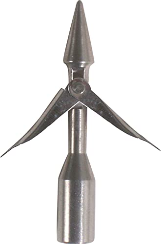 Cressi 1946 Erwachsene Mini Spear Head INOX Harpune Rostfreiem Stahl Mit 2 Widerhaken, Silber, Uni Cressi 1946 Erwachsene Mini Spear Head INOX Harpune Rostfreiem Stahl Mit 2 Widerhaken, Silber, Uni von CRESSI