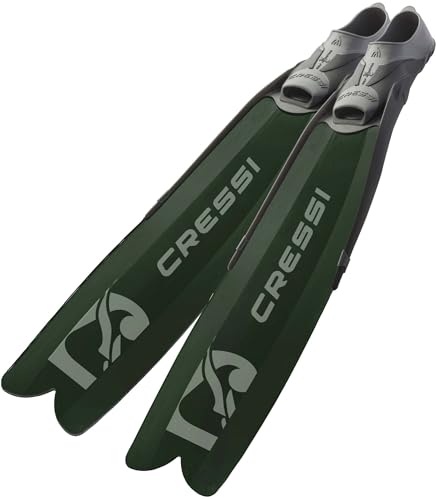CRESSI Gara Modular Boost Fins Green - Lange Flossen Ideal für fortgeschrittene Apnoe und Speerfischen, Grün/Schwarz, 42/43, Unisex Erwachsene CRESSI Gara Modular Boost Fins Green - Lange Flossen Ideal für fortgeschrittene Apnoe und Speerfischen, Grün/Schwarz, 42/43, Unisex Erwachsene von CRESSI