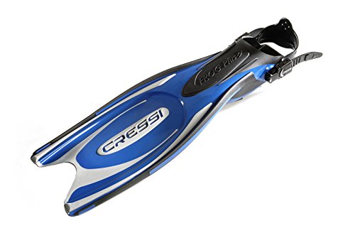 Cressi Herren Flossen Frog Plus, blau/sliber, XS/S - 35/38, BF202038 Cressi Herren Flossen Frog Plus, blau/sliber, XS/S - 35/38, BF202038 von CRESSI