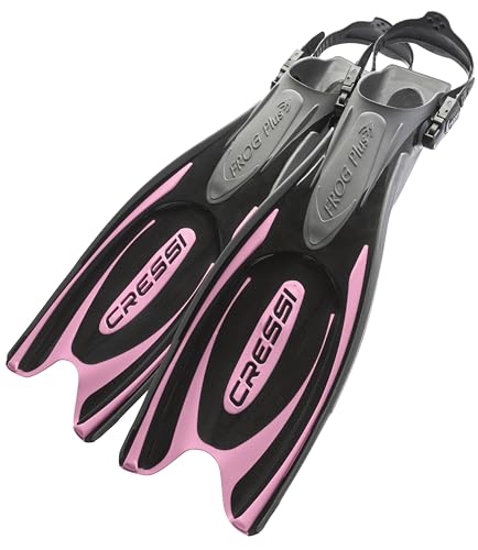 Cressi Herren Flossen Frog Plus, schwarz/rosa, 36/38, BF205438 Cressi Herren Flossen Frog Plus, schwarz/rosa, 36/38, BF205438 von CRESSI